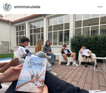 Encuentro literario Seminario Menor Ourense Lola Gil El tesoro de Don